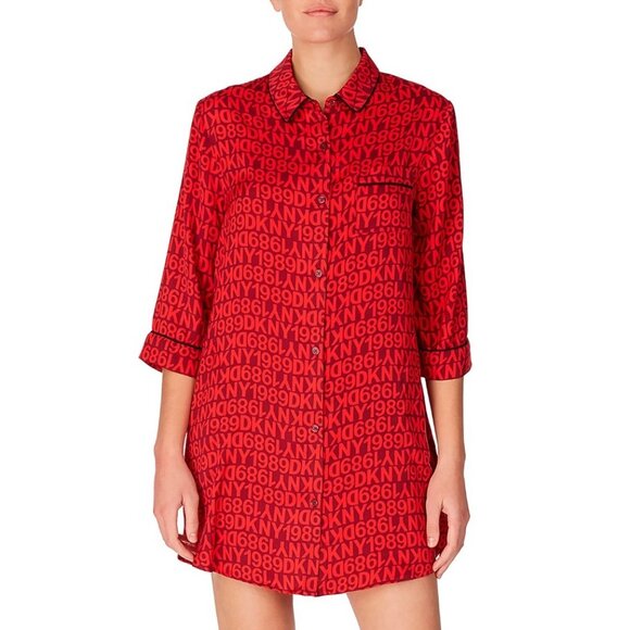 DKNY Women's Logo Sleepwear Top - Size XL - Picture 1 of 6